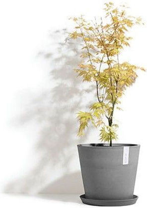 Ecopots Amsterdam Pot Plastic Charcoal 50x50x43.8cm.