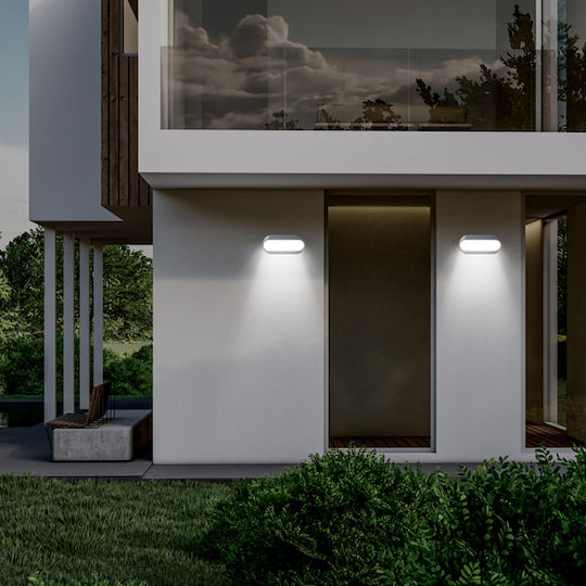 Eurolamp Wall Mounted Solar Light 5W 500lm Natural White 4000K with Motion Sensor IP55