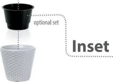Prosperplast Insert Pot Liner IWKO Pot Plastic 46x46x29cm.