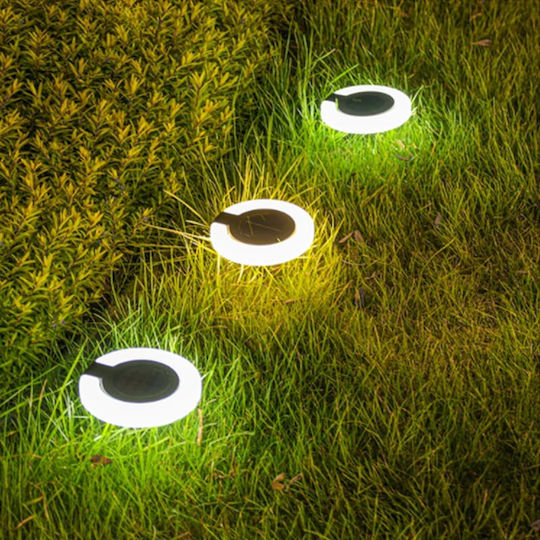 Redled Aufgespießt Solarleuchte 1W 50lm mit Warmes Weiß Licht 3000K IP65 15.5cmx5.5cmcm