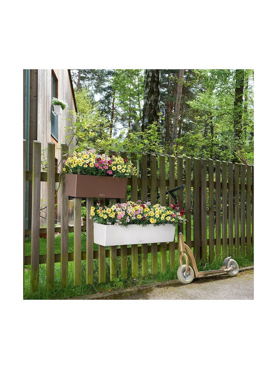 Lechuza Balconera Self-watering Planter Box Plastic Reddish Brown 100x19x19cm.