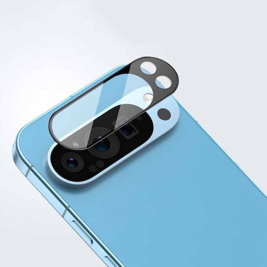Techsuit Full Протектор за камера Закалено стъкло Черен за Google Pixel 9 Pro XL