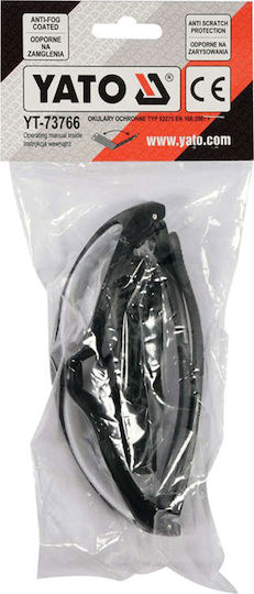 Yato Safety Glasses for Protection with Transparent Lenses 1pcs