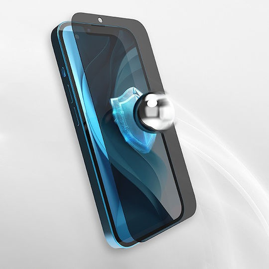 GrizzGlass Ceramic Privacy Tempered Glass for Galaxy Tab A9 / Galaxy Tab A11 Black
