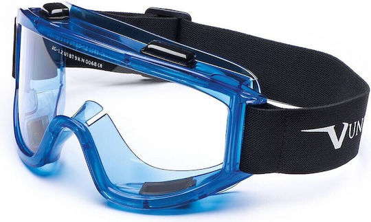 Univet Safety Glasses / Work Mask for Protection with Transparent Lenses 1pcs