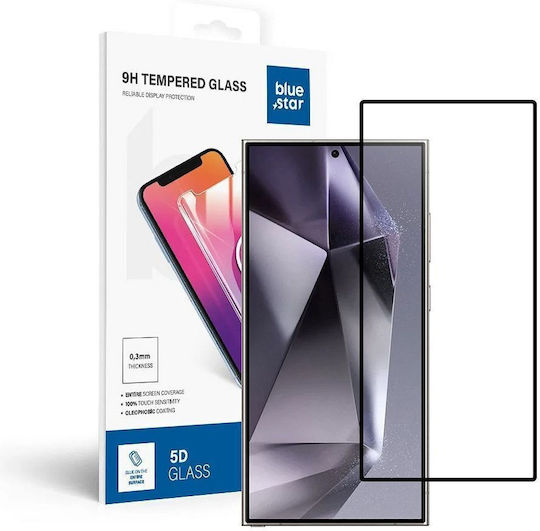 5D Adeziv complet Tempered Glass Negru (Samsung Galaxy S25 Ultra)