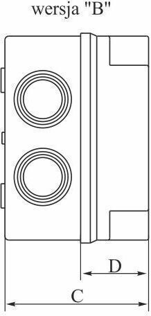 Elektro Plast Electrical Box IP64 in Gray Color
