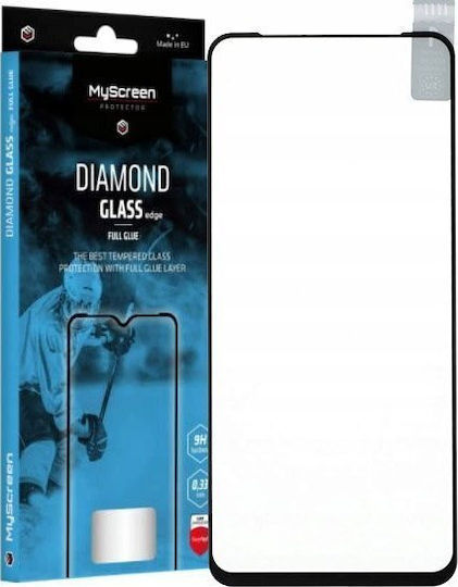 MyScreenPROTECTOR Full Glue Full Face Tempered Glass Μαύρο (Oppo Reno8 Lite)