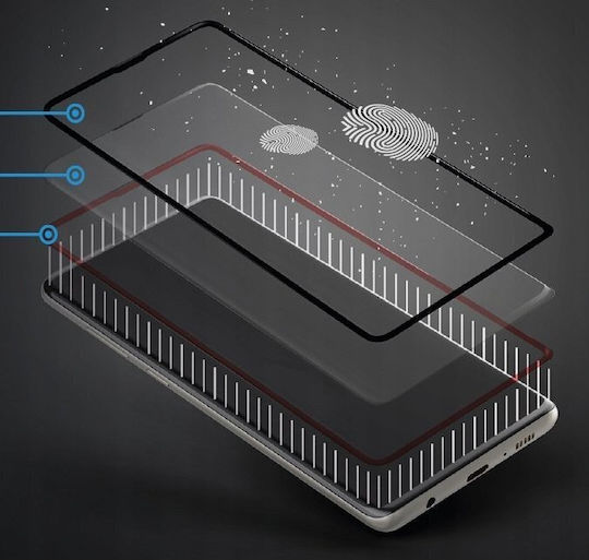 MyScreenPROTECTOR Diamond Glass Edge Full Glue Full Face Tempered Glass Μαύρο (Oppo Reno8)