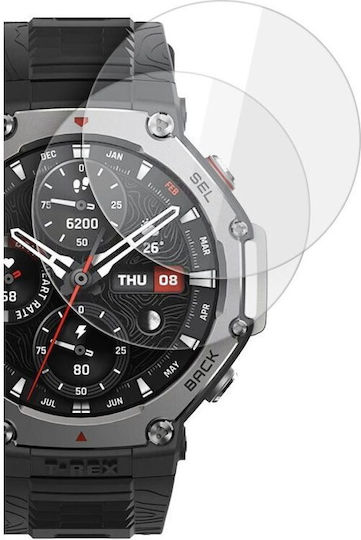Hofi Glass Pro+ Gehärtetes Glas für das Amazfit T-Rex 3 2Stück