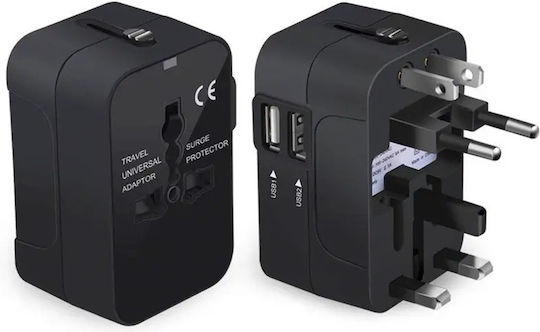Techsuit Αντάπτορας Πρίζας σε Universal