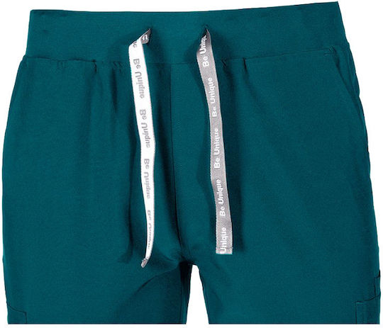 Be Unique Unisex Petrol Blue Medical Pants