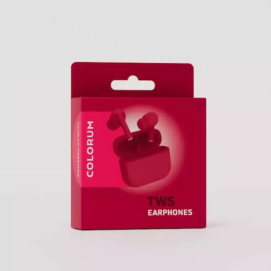 Colorum In-Ear Bluetooth-Freisprecheinrichtung Kopfhörer mit Ladeetui Magenta