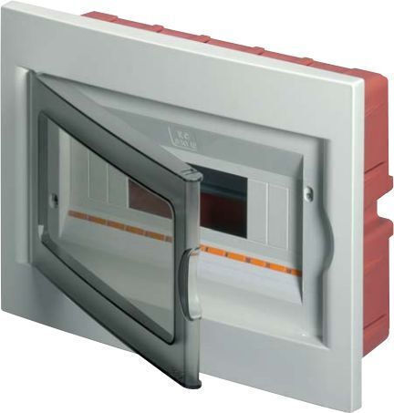 Elettrocanali Wall mounted 4-Elements Fuse Box with 1 Row