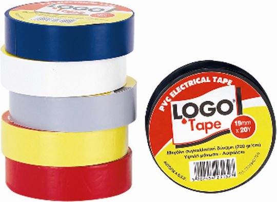 Logo Μονωτική Ταινία 19mm x 20m PVC Grey