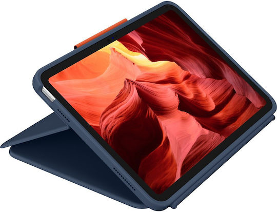 Logitech Rugged Combo 4 Flip Cover Rezistentă Albastru (iPad a 10-a generație) 920-011191