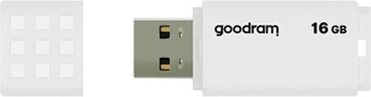 GoodRAM 16GB USB 2.0 Stick Λευκό