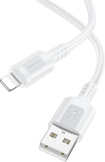 Borofone USB-A zu Lightning Kabel 12W Weiß 1m