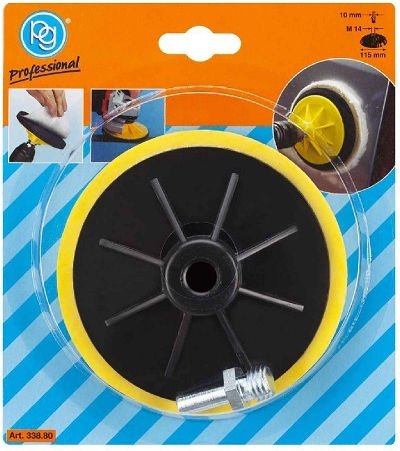 Pg Professional 338.82 Gummi-Stützteller Elektrowerkzeuge Klettverschluss 125