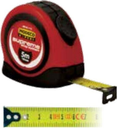 Modeco Tape Measure with Auto-Rewind 1mm x 5m