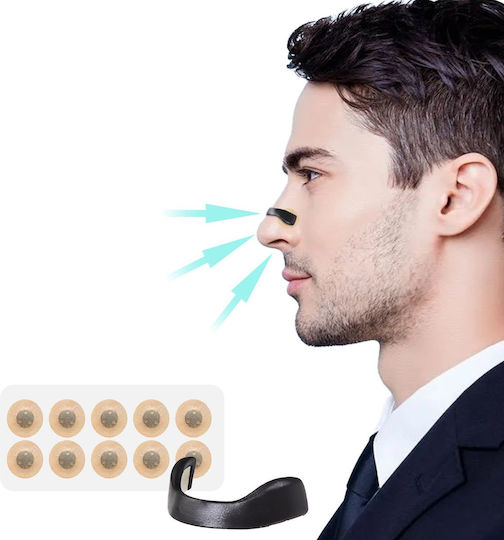 Nasal Strips Anti-snoring Breathing Set Complete Overlay 15 Days Black