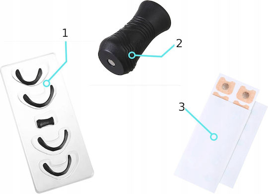 Nasal Strips Anti-snoring Breathing Set Complete Overlay 15 Days Black
