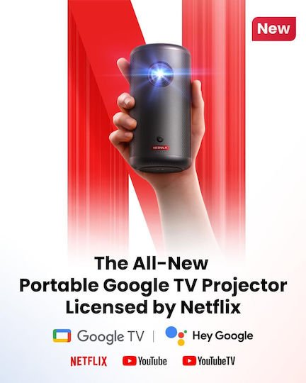 Nebula by Anker Nebula Capsule 3 D2425212 Mini Projector DLP Full HD Λάμπας LED με Wi-Fi και Ενσωματωμένα Ηχεία