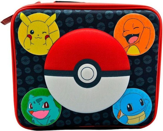 Pokemon Kids' Lunch Bag Handbag Multicolour 20x8x23cm