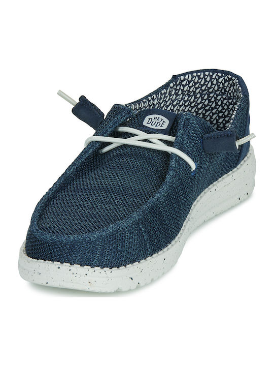 Wendy Women's Moccasins in Blue Color