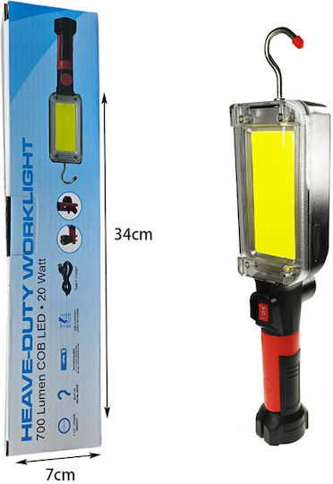 Andowl Φωτισμός Εργασίας Επαναφορτιζόμενος LED με Φωτεινότητα έως 700lm