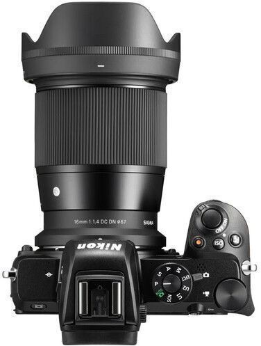 Sigma Crop Φωτογραφικός Φακός 16mm f/1.4 DC DN Contemporary Wide Angle για Canon RF Mount Μαύρος