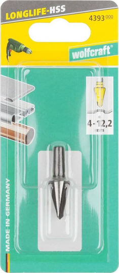 Wolfcraft Τρυπάνι Μεντεσέ HSS για Μέταλλο \ Πλαστικό 40mm x 40mm
