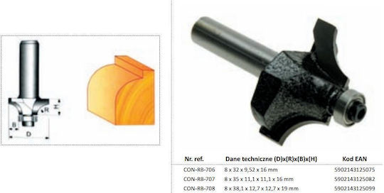 Condor Cutting Tool Tool for Wood 16mm x 35mm x 8mm