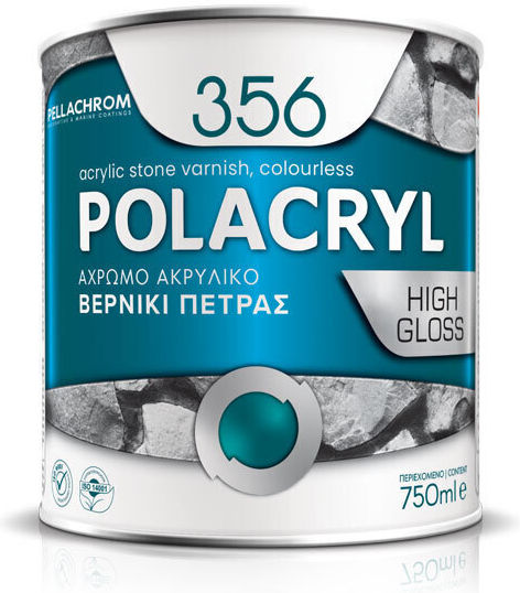 Pellachrom Polacryl 356 Безцветен Блестящ 750мл