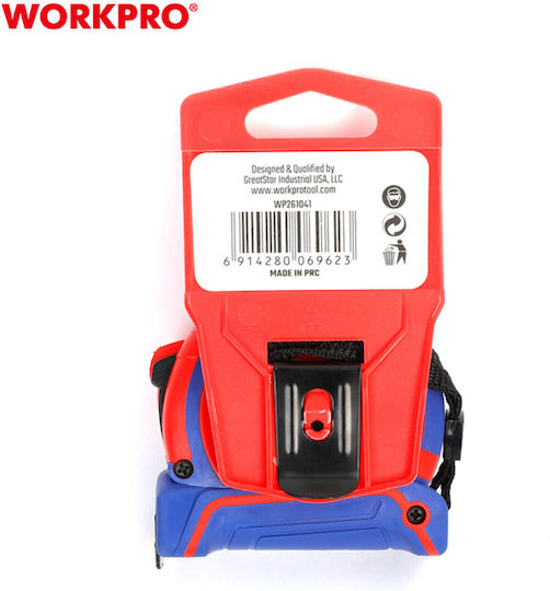 WorkPro Μετροταινία με Μαγνήτη 25mm x 5m