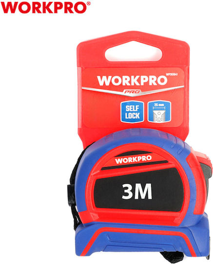 WorkPro Banda de măsurat cu magnet 16mm x 3m