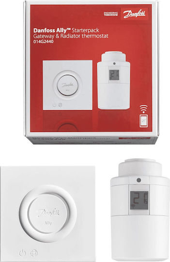 Danfoss Cap Termostatic Electronic Cu Wi-Fi Pentru Corp Radiator 1 Bucată