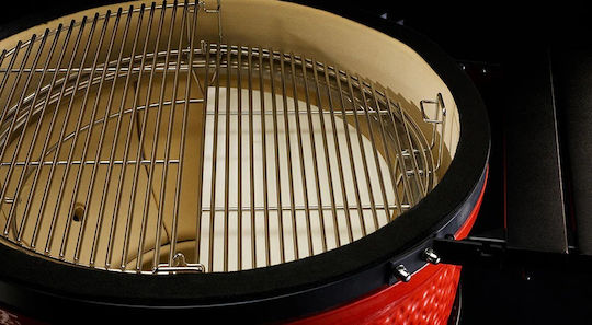 Kamado Joe Classic II Ceramics Charcoal Grill Kamado with Lid, Thermometer and Smoker 46cmx46cm