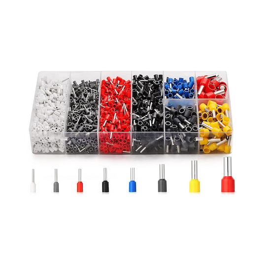 Set de Capete de Cablu Izolate + Unealtă de Sertizare E6213