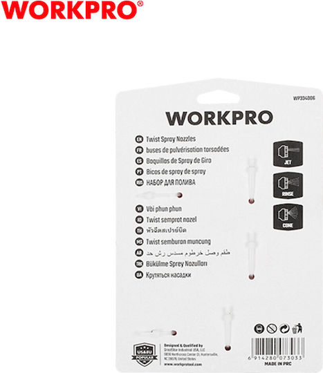 WorkPro Σετ Πιστόλι/Εκτοξευτήρας Νερού WP334006