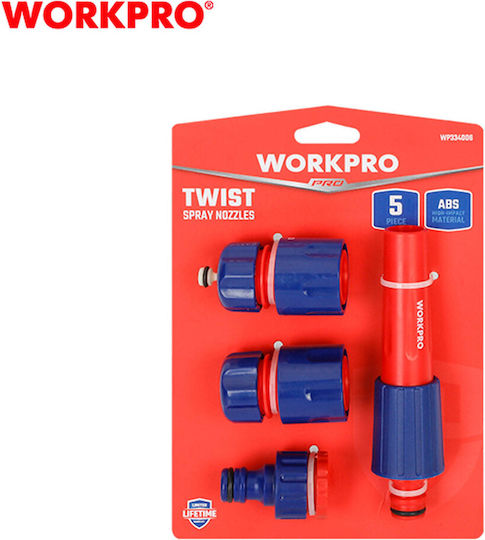 WorkPro Σετ Πιστόλι/Εκτοξευτήρας Νερού WP334006