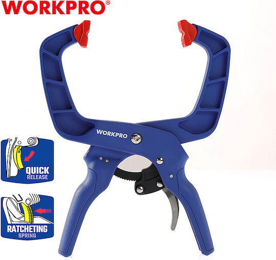WorkPro WP232013 Clește Clichet cu Deschidere Maximă 38mm