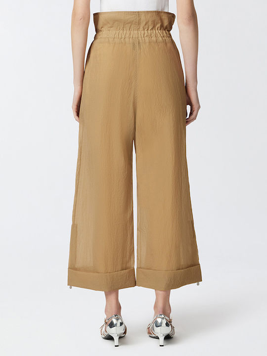 Somebody Γυναικείο Υφασμάτινο Παντελόνι Beige