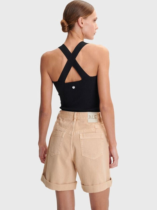 Γυναικεία Βερμούδα Τζιν Beige