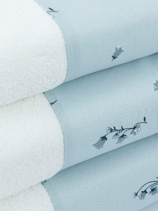 Borea Bath Towel Set 3pcs Pois Powder