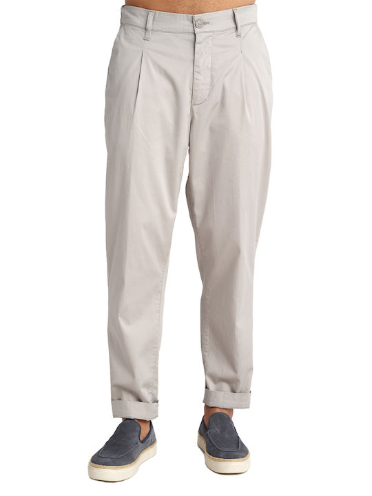 Culton Παντελόνι σε Tapered Γραμμή Silver Grey