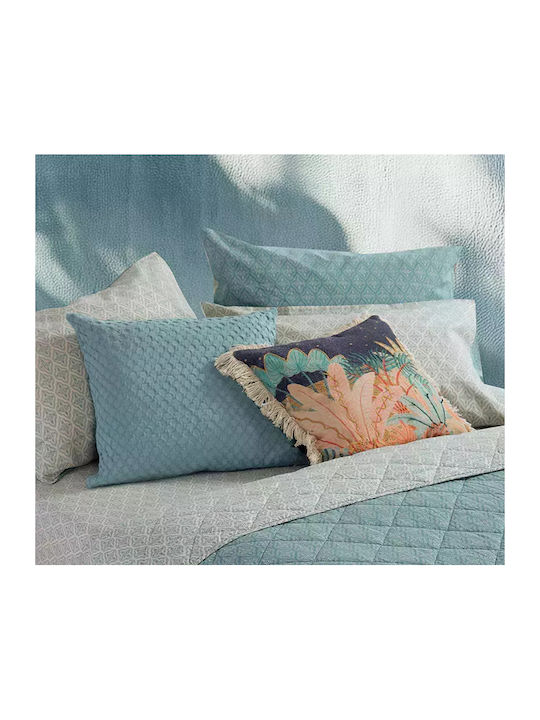 Nef-Nef Homeware Sorento Κουβερλί Μονό Βαμβακερό Μπλε 170x240cm