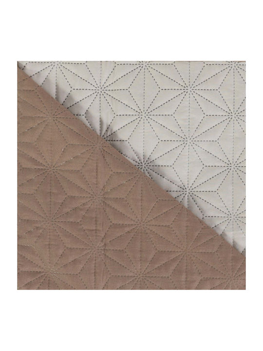 Borea Stellar Coverlet Single from Polyester Pink-Ecru 160x240cm