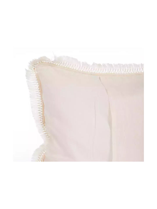 Nef-Nef Homeware Jamal Pillowcase Set with Envelope Cover Ecru 52x72cm.