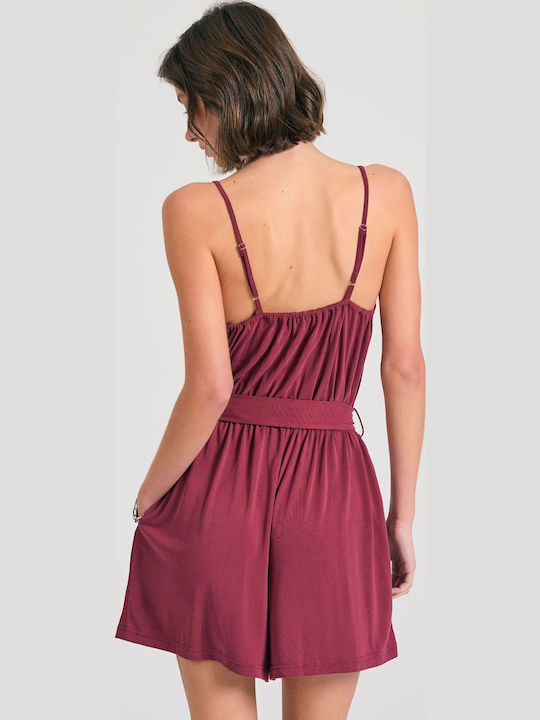 Women's One-piece Shorts Earth Red